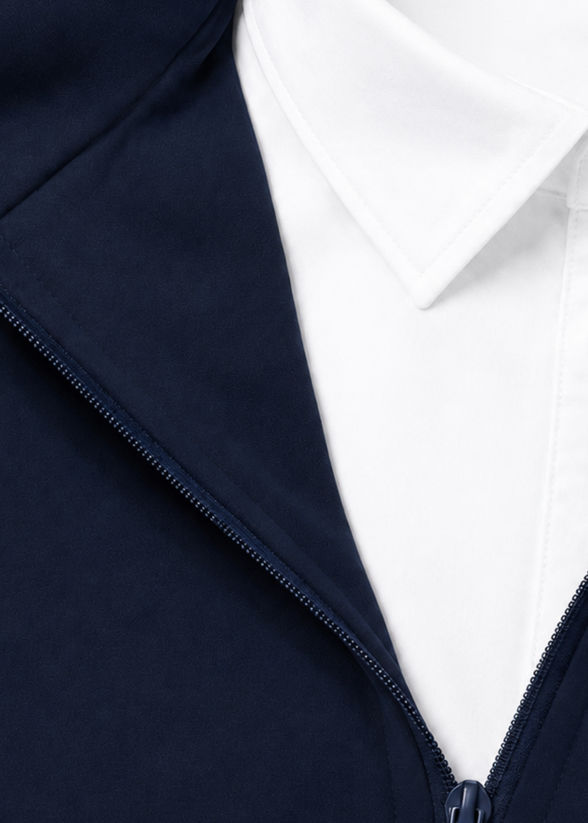 Quarter Zip w/ Built in Polo Collar | Navy